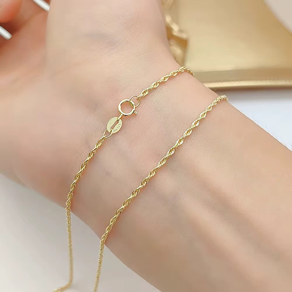 Cadena de Cuerda 18k